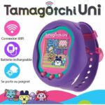 Comprar Tamagotchi uni - bandai - modelo morado - mascota virtual conectada con pulsera de reloj