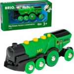 Comprar Brio world - 33593 - potente locomotora verde con baterías - juguete de madera