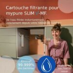 Comprar Cartucho filtrante - brita - mypure slim v-mf - 8000 l de agua filtrada / 12 meses - 3 niveles de filtración