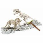 Comprar Clementoni archéo ludic - t-rex y triceratops fosforescentes - science & jeu