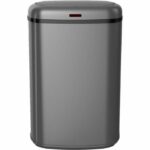 Comprar Cubo de basura de cocina automático - logan - kitchen move - 58 l - acero inoxidable gris mate con flejes