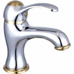 Comprar Grifo mezclador de lavabo glenan de rousseau - cromo y oro