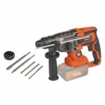 Comprar Hammer de broma inalámbrica 40v 5j sds -plus sin escobillas + 5 accesorios - dual power powdp15680 - entregado sin batería o cargador