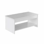 Comprar Happy mesa de centro elevable estilo moderno blanco mate - l 100 x w 50 cm