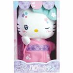 Comprar Hello kitty kimono kawai peluche +- 22 cm - jemini - versión kawai con kimono rosa y chanclas.