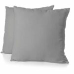 Comprar Juego de 2 fundas de almohada - home linge passion - 63 x 63 cm - gris claro
