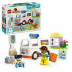 Comprar Lego duplo 10447 la ambulancia y el conductor - juguete interactivo para niños a partir de 2 años