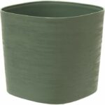 Comprar Maceta con reserva de agua - garden id respect - verdigris 25 x 25 cm - 100% residuos domésticos - 100% reciclable - superficie estructurada.