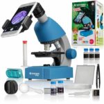 Comprar Microscopio 40x-640x - bresser junior - iluminación led - kit de experimentación - azul