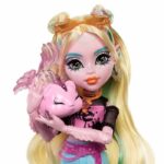 Comprar Monster high-muñeca azul lagoona-muñeca con animal y accesorios hxh75