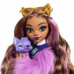 Comprar Monster high-muñeco lobo clawdeen con perro creciente y accesorios hrp65