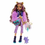 Comprar Monster high-muñeco lobo clawdeen con perro creciente y accesorios hrp65