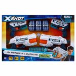 Comprar Pack blasters - zuru - combo pack 2 kickback + 2 reflex 6 - potentes blasters con disparo de 27 metros y cañón giratorio
