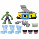 set de plastilina con figura de hulk