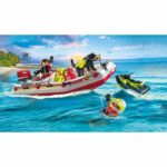 Comprar Playmobil 71464 barco de bomberos y moto de agua - action hereos - bomberos - a partir de 4 años