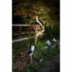 Comprar Proyector galix de acero inoxidable cepillado con energía solar - 0.29 w