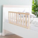 Comprar Roba barandilla de cama 90 cm - protección anticaída segura para bebés y niños - de 18 meses a 5 años - fácil montaje - madera natural