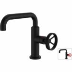 Comprar Rousseau mezclador de lavabo industrial - caño móvil - negro