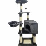 Comprar Swifty Árbol para gatos - 55 x 40 x 138 cm - gris oscuro - 3 plataformas