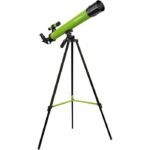 Comprar Telescopio astronómico 45/600 az - bresser junior - aumentos hasta 100x - trípode regulable en altura - verde