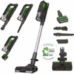 Comprar Aspirador escoba inalámbrico - hoover hf920p - 65 aw - 86 dba - pantalla led - verde / gris