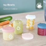 Comprar Babymoov isy bowls 9 macetas de conservación de vidrio de borosilicato graduado - 6x250ml + 3x120ml