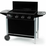 Comprar Barbacoa a gas - grill garden - negra y gris - 4 fuegos con tapa