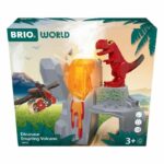 Comprar Brio volcán en erupción de dinosaurios - accesorio de circuito de tren de madera - acción de juego sin batería/imán - edades 3 - brio