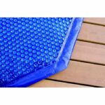 Comprar Cubierta de burbujas para piscina de madera - ubbink - rectangular 350x650 - azul - 400 micras