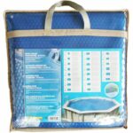 Comprar Cubierta de burbujas para piscina de madera - ubbink - rectangular 350x650 - azul - 400 micras