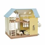 Comprar La cabaña con el cofre de techo azul - sylvanian families - 5671 - para niños a partir de 5 años - muebles incluidos