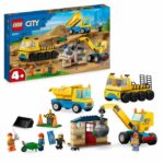 Comprar Lego city 60391 camiones del sitio y la grúa tiene bola de demolición