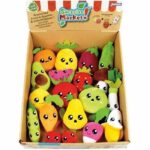 Comprar Lote de 18 bolsas sorpresa - jemini - mercado sorpresa - peluche de fruta o verdura +/- 10 cm