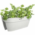 Comprar Maceta - elho - vibia campana flower bridge 60 - blanco - l 26 x a 59 x a 22 cm - balcón/exterior - 100% reciclado