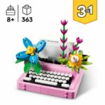 Comprar Máquina de escribir con flores 3 en 1 lego creator 31169: juego para niñas de 8 años en adelante