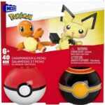 Comprar Mega pack de 2 pokebolas de 40 microladrillos (modelo aleatorio)