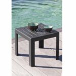 Comprar Mesa de centro - grosfillex - miami - antracita - 40x40 - resina