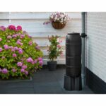 Comprar Nature kit colector de agua - 100 litros - forma de columna - tratamiento anti-uv - fabricado en europa - negro