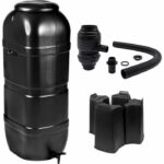 Comprar Nature kit colector de agua - 100 litros - forma de columna - tratamiento anti-uv - fabricado en europa - negro