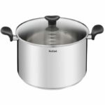 Comprar Tefal e3086404 primario olla acero inoxidable 28 cm + tapa / compatible con inducción