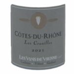 Comprar Vin de vienne cuvée les cranilles 2021 côtes du rhône - vino tinto del valle del ródano