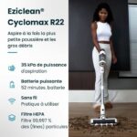 Comprar Estación eziclean cyclomax r22 - aspiradora sin cable - 52 min - 500 w - 35 kpa - blanco