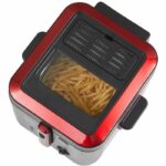5 l de aceite + 1kg de patatas fritas - ventana de control - rojo / negro