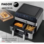 Comprar Freidora sin aceite - fagor - airfryer fgf10 - 10l - 2400 w - pantalla táctil - 8 modos pregrabados - gran depósito de cocción