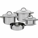 Comprar Gsw montreal - utensilios de cocina de acero inoxidable de 7 piezas - todas las placas incluyendo inducción