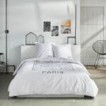 Comprar Juego de cama - hoy - java - 2 personas - 240x220 cm - algodón - estampado parís - blanco