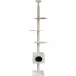 Comprar Kerbl - Árbol para gatos ferdi - 38 x 38 x 240 a 260 cm - blanco - sisal