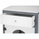 Comprar Kerbl - caja de arena para gatos - 58 x 45 x 60 cm - ida - blanco/azul -
