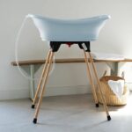 Comprar Kit de baÑo thermobaby vasco fleur bleue: bañera + pies + manguera de desagüe