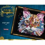 Comprar Kit de ocio creativo - lansay - colección lentejuelas - gato pop art - a partir de 14 años